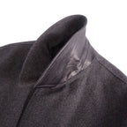 Hermes Collarless Coat Balma Long