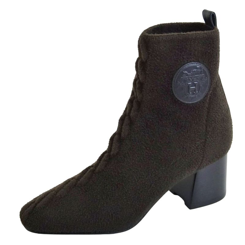 Hermes Boots Voltige Short Khaki Green
