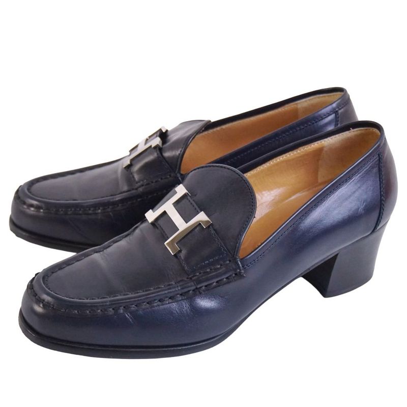 Hermes Loafers Moccasins Constance Logo les