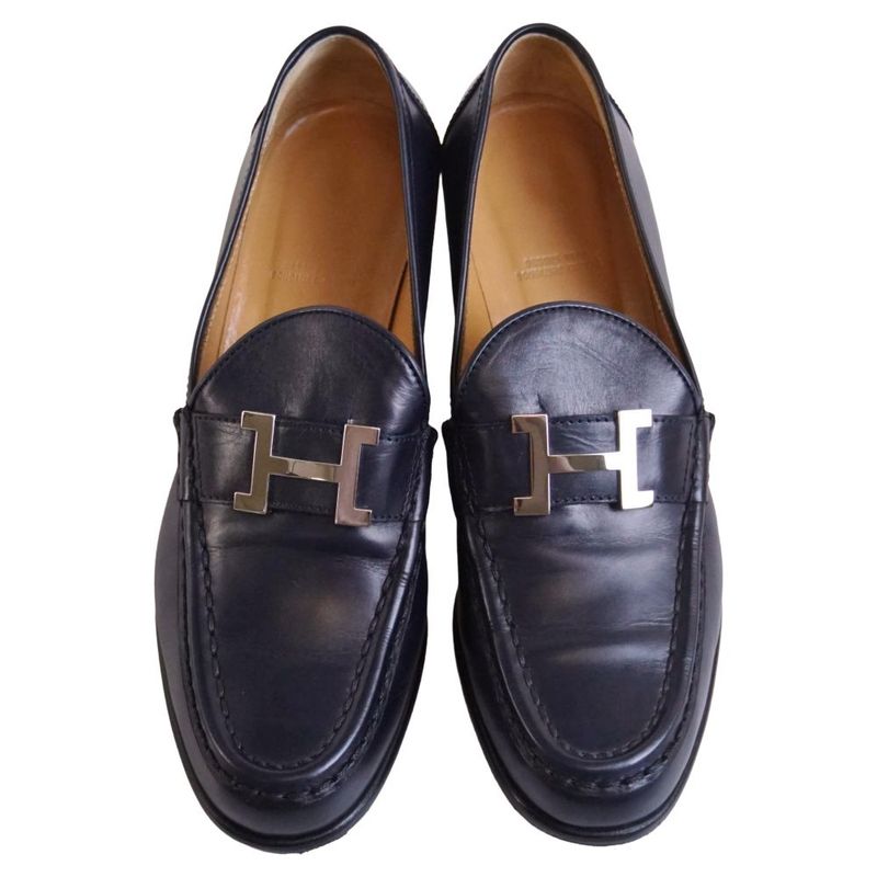 Hermes Loafers Moccasins Constance Logo les