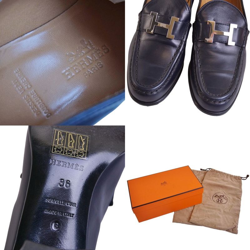 Hermes Loafers Moccasins Constance Logo les