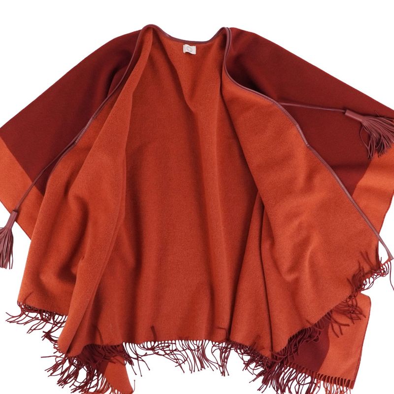 Hermes Coat Poncho Cape Wool Cashmere Outer