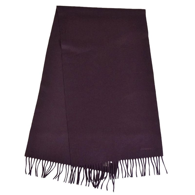 Hermes Scarf Shawl Cashmere Fringe