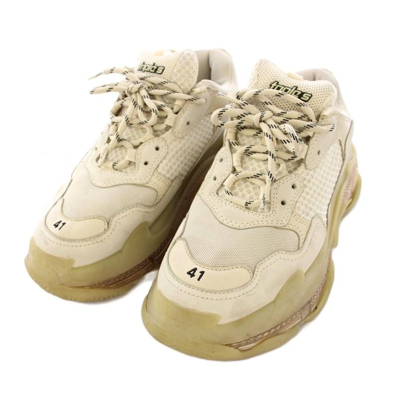Balenciaga Triple S Sneakers Shoes Beige TK