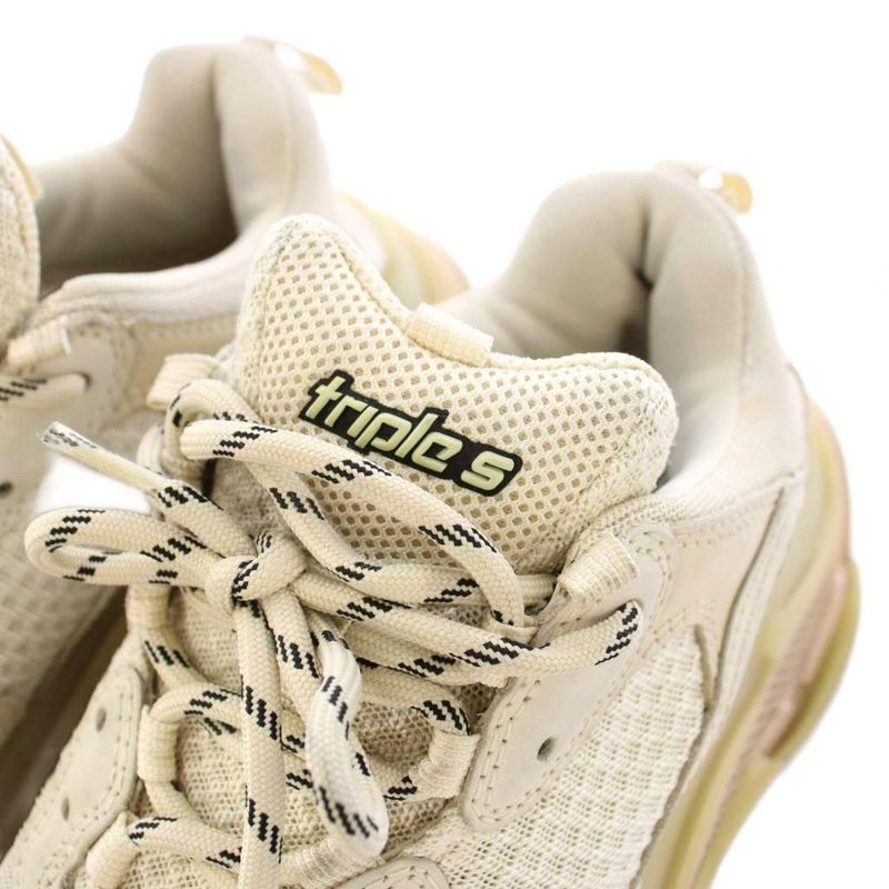Balenciaga Triple S Sneakers Shoes Beige TK