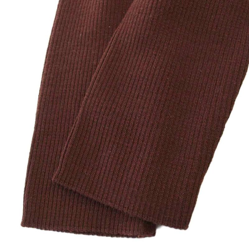 Saint Laurent Yves Knit Dress High Neck Knee Length