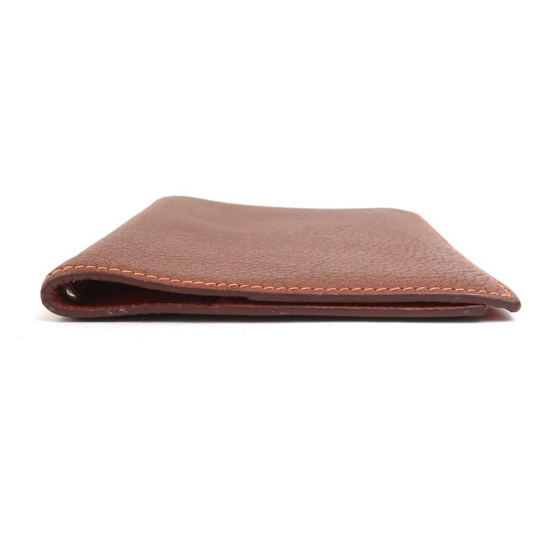 Hermes Notebook Cover Leather Brown Orange