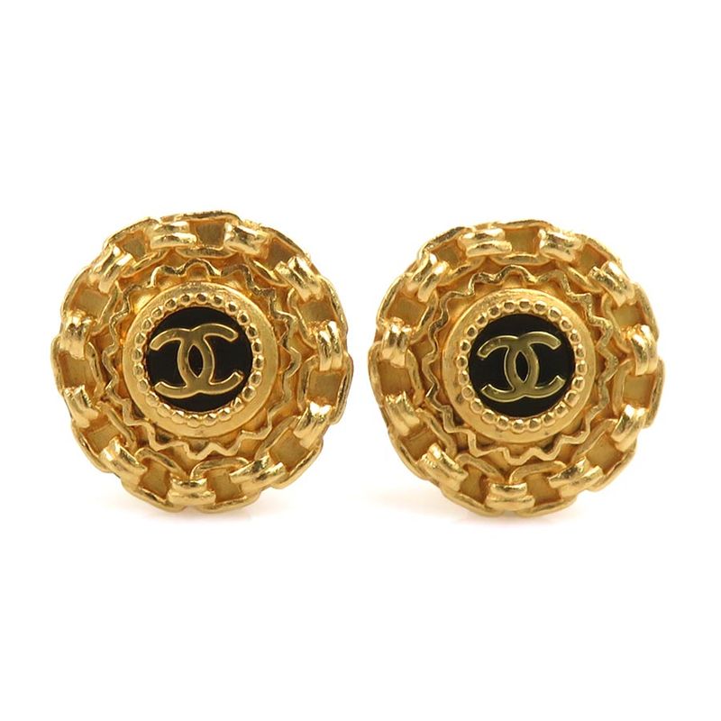 Chanel Earrings CC Logo