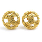 Chanel Earrings CC Logo