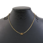 Celine Necklace Triomphe Blue Gold Light