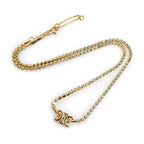 Celine Necklace Triomphe Blue Gold Light
