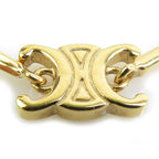Celine Necklace Triomphe Blue Gold Light