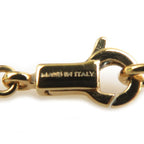 Celine Necklace Triomphe Blue Gold Light