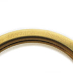 Louis Vuitton Key Ring Charm Porte Cles Into the Flower Gold Brown Pink