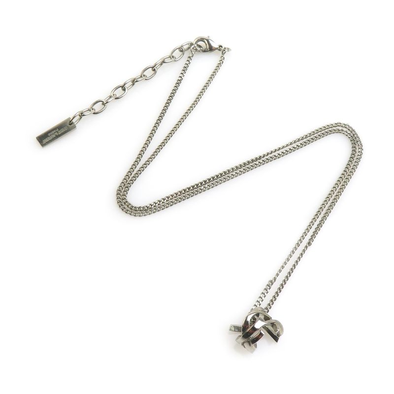 Saint Laurent Necklace Silver