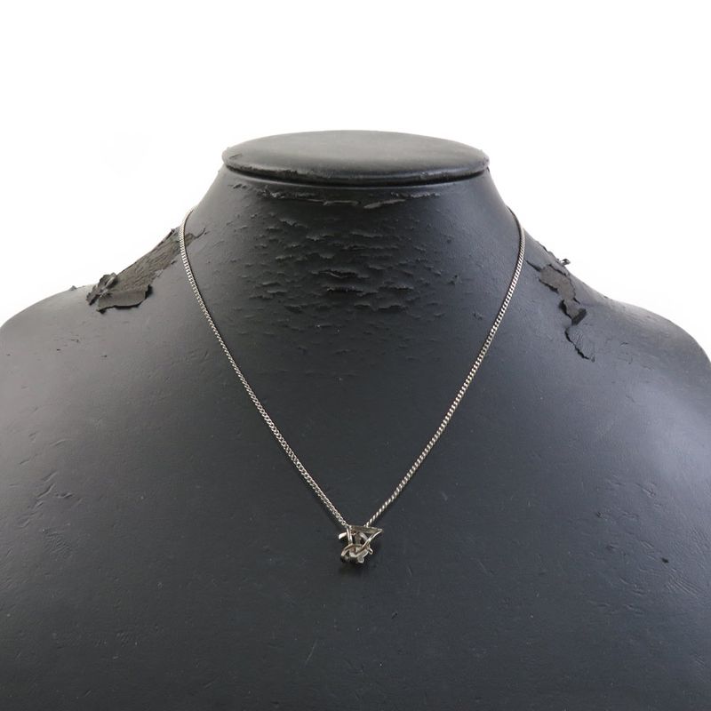 Saint Laurent Necklace Silver