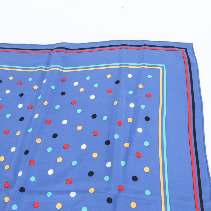 Dior Dot Polka Dot Scarf Shawl Large Rue