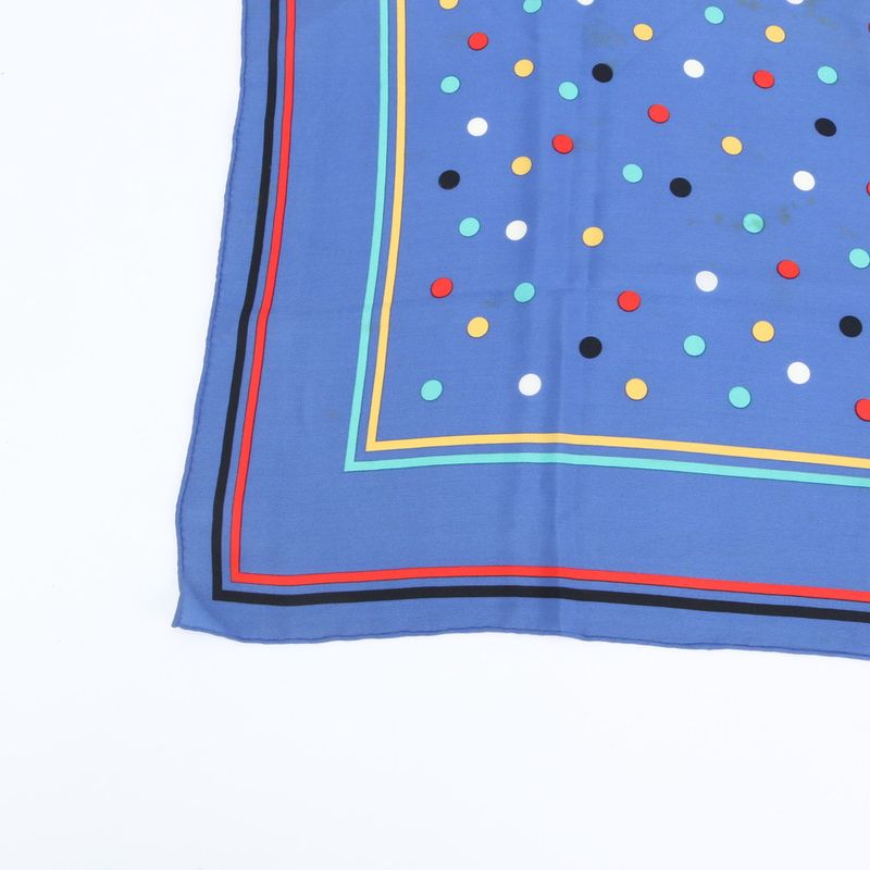 Dior Dot Polka Dot Scarf Shawl Large Rue