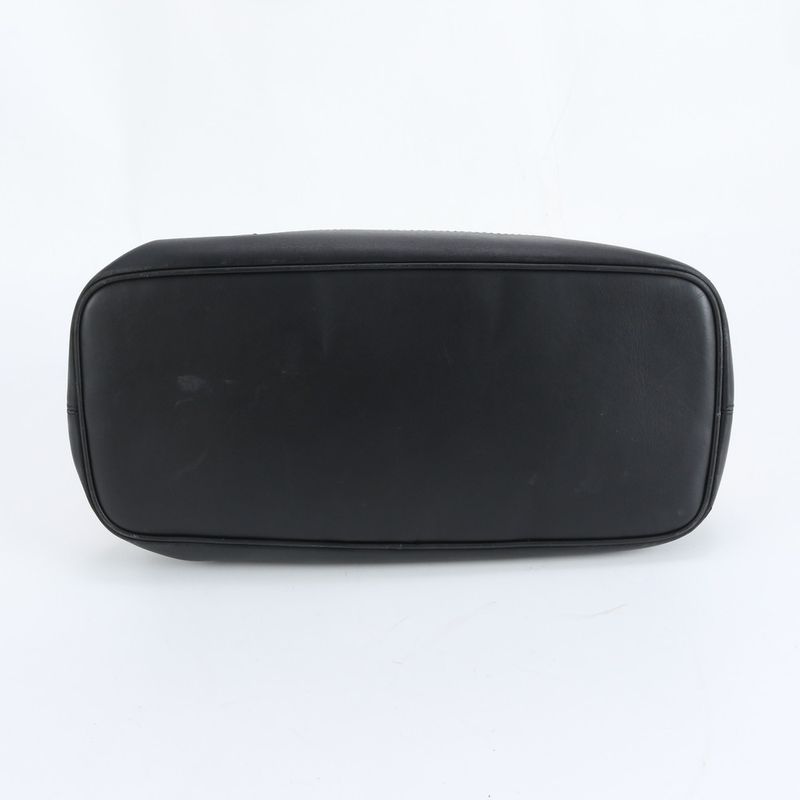 Balenciaga Navy Tote Leather Shoulder Hand A4 Black White