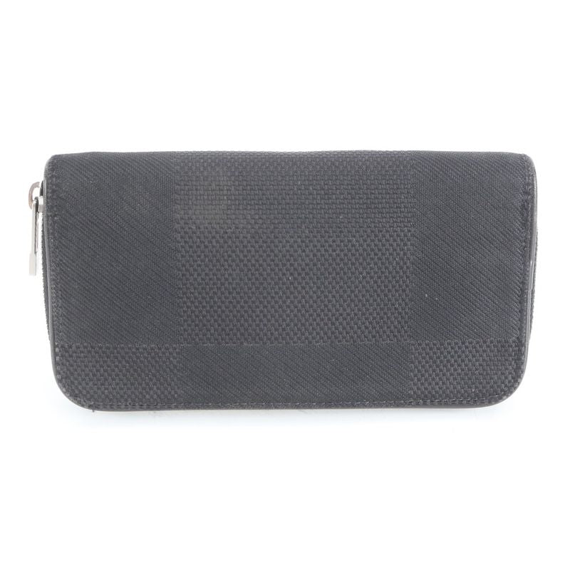 Louis Vuitton Damier Jean Portefeuille Long Zippe Leather Wallet