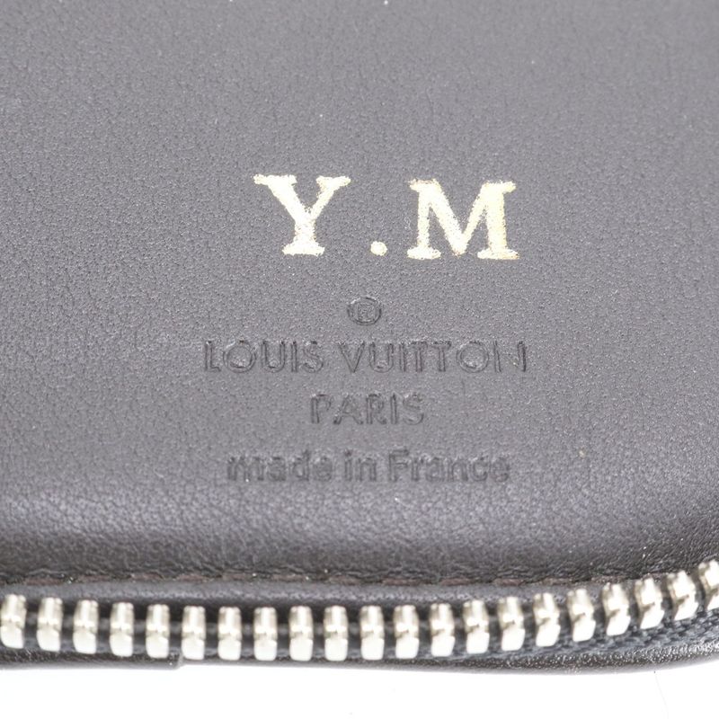 Louis Vuitton Damier Jean Portefeuille Long Zippe Leather Wallet
