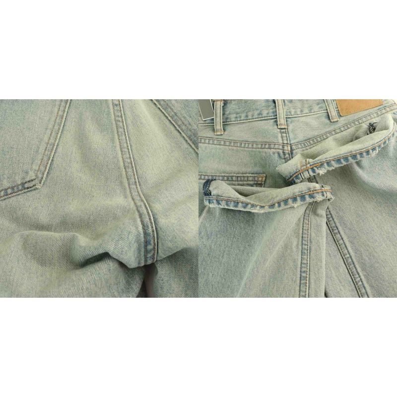 Celine Margaret Jeans Denim Pants Tapered 26 Light Blue