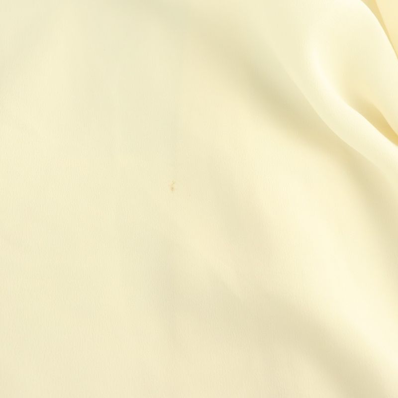 Celine Mia Shirt Blouse with Bow Long Sleeve Open Front 36 Off-white