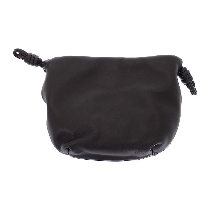 Loewe Flamenco Purse Mini Shoulder Bag 3way Lambskin Black Gold