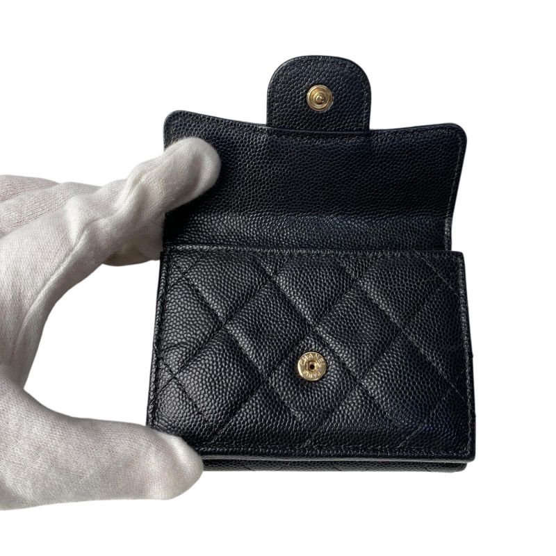 Chanel Quilted Classic Small Trifold Wallet