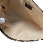 Gucci GG Supreme Clutch Brown Beige