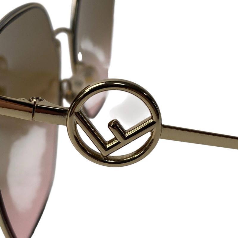 Fendi Sunglasses Non Brown Gold