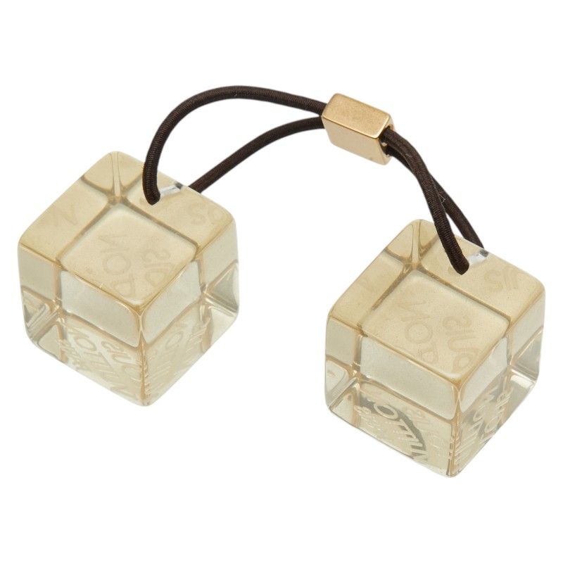 Louis Vuitton Hair Tie Cube Yellow Plastic