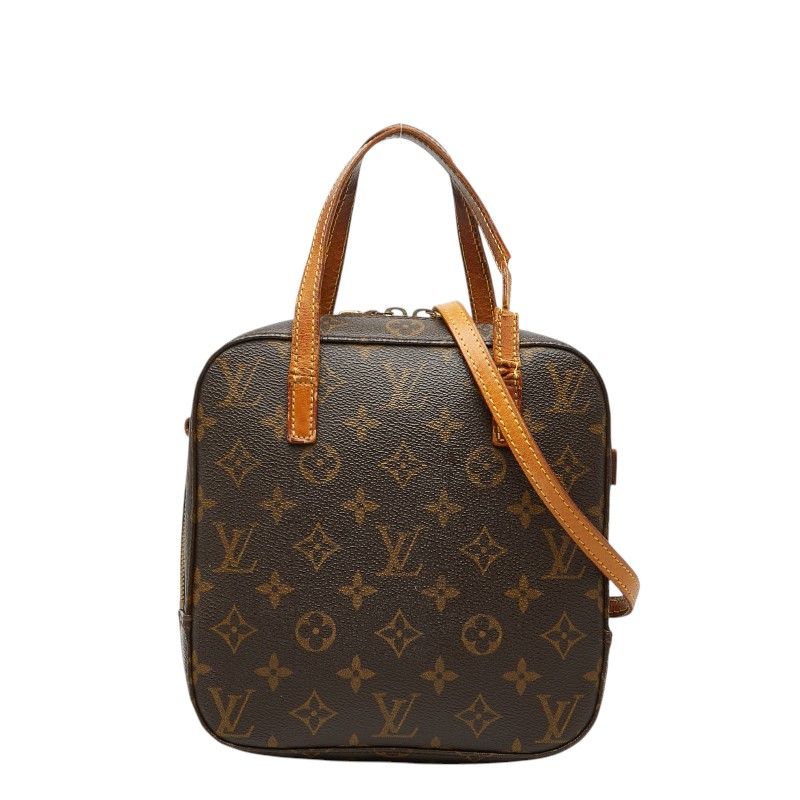 Louis Vuitton Monogram Spontini 2-Way Shoulder Bag Brown