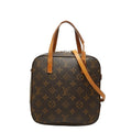 Louis Vuitton Monogram Spontini 2-Way Shoulder Bag Brown