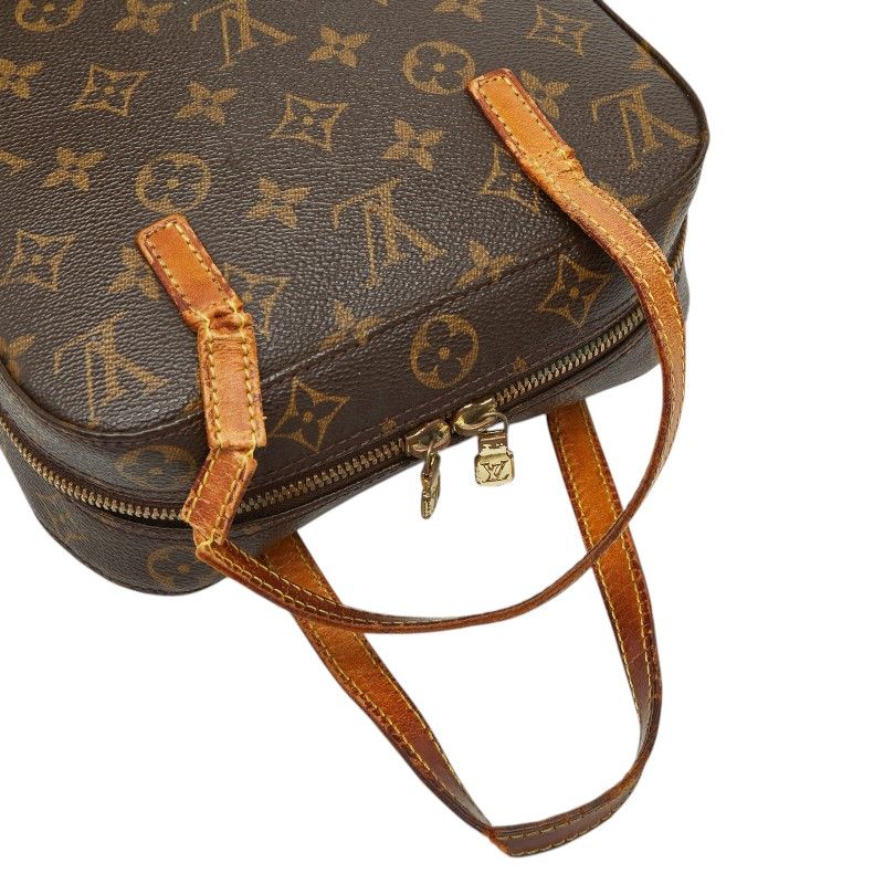 Louis Vuitton Monogram Spontini 2-Way Shoulder Bag Brown
