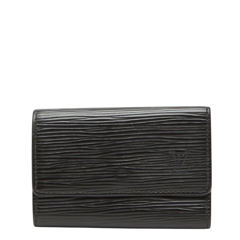 Louis Vuitton Epi Multicles 6 Noir Black Leather Card Holder