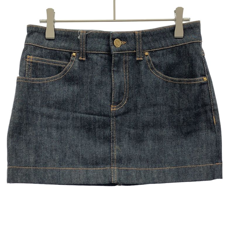 Gucci Denim Mini Skirt Navy 36