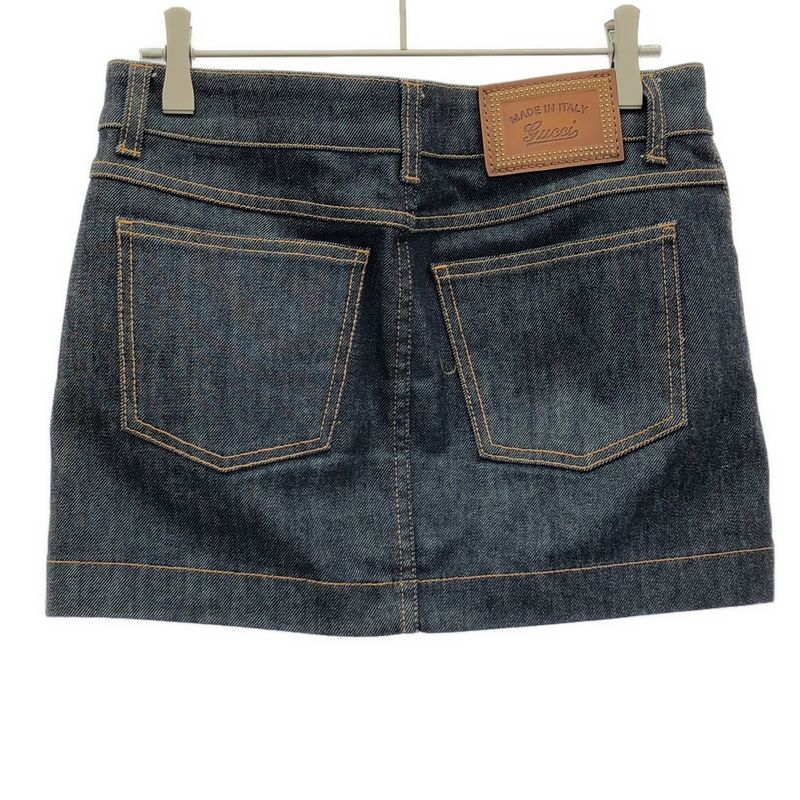 Gucci Denim Mini Skirt Navy 36