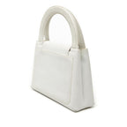Chanel CC Logo White Leather Handbag