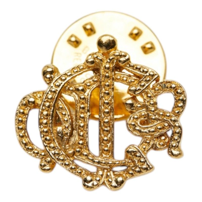 Dior Emblem Pin Badge Pin Brooch Gold Plated