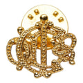 Dior Emblem Pin Badge Pin Brooch Gold Plated