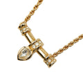 Dior Pendant Chain Necklace Gold Plated