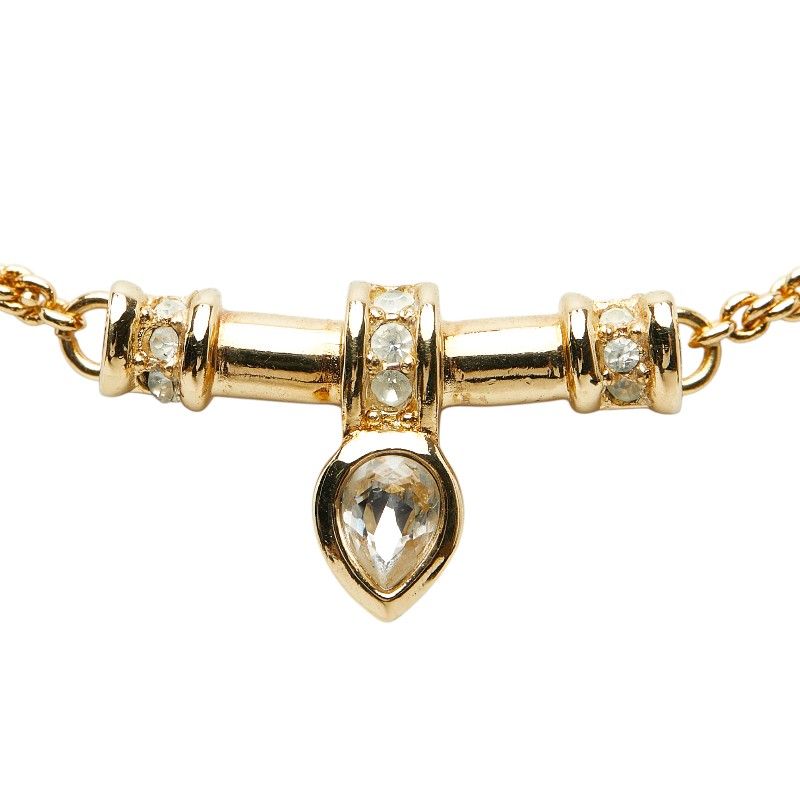 Dior Pendant Chain Necklace Gold Plated