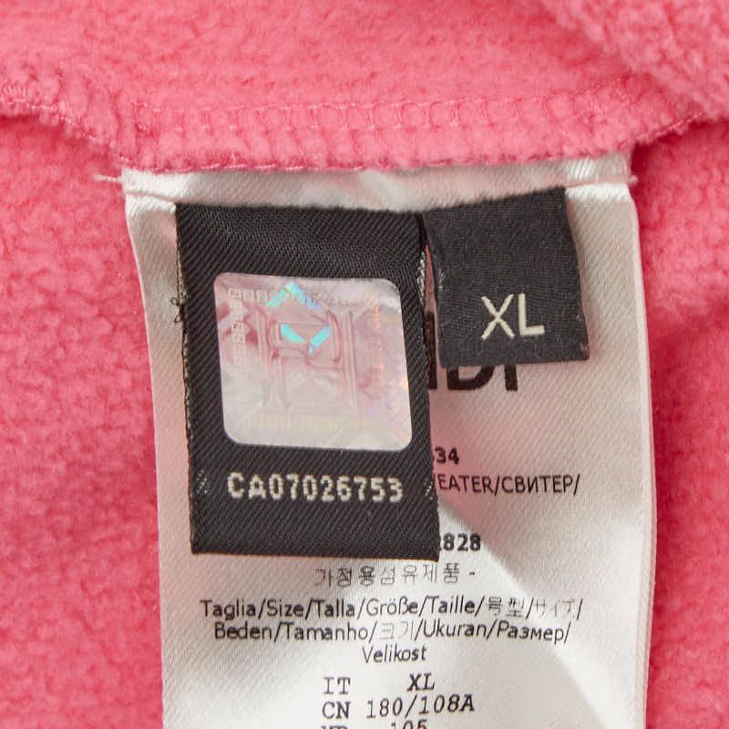 Fendi Nicky Minaj Print Hoodie Pink Cotton
