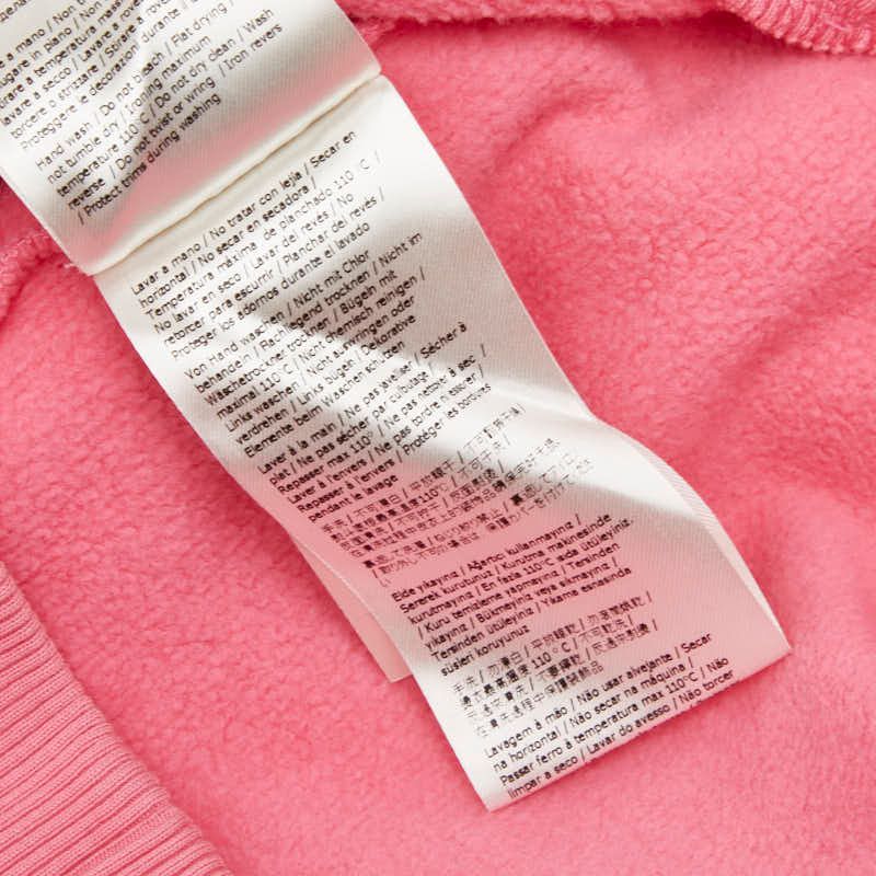 Fendi Nicky Minaj Print Hoodie Pink Cotton