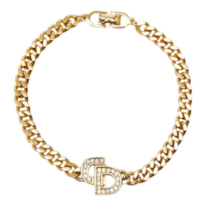 Dior CD Logo Chain Bracelet Gold Plated