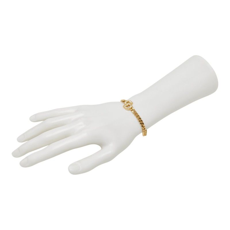 Dior CD Logo Chain Bracelet Gold Plated