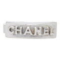 Chanel Logo Silver Metal Ring