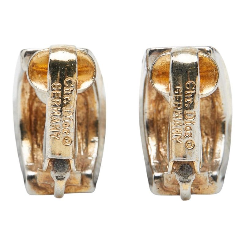 Dior Vintage Gold Black Plated Ring