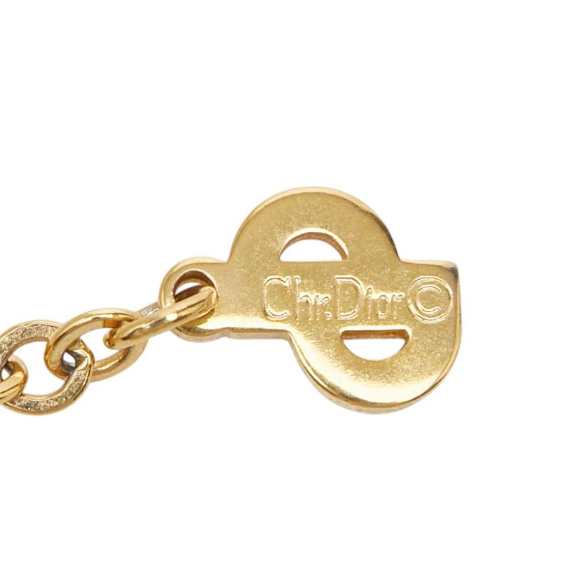 Dior Heart Motif Gold Plated Necklace